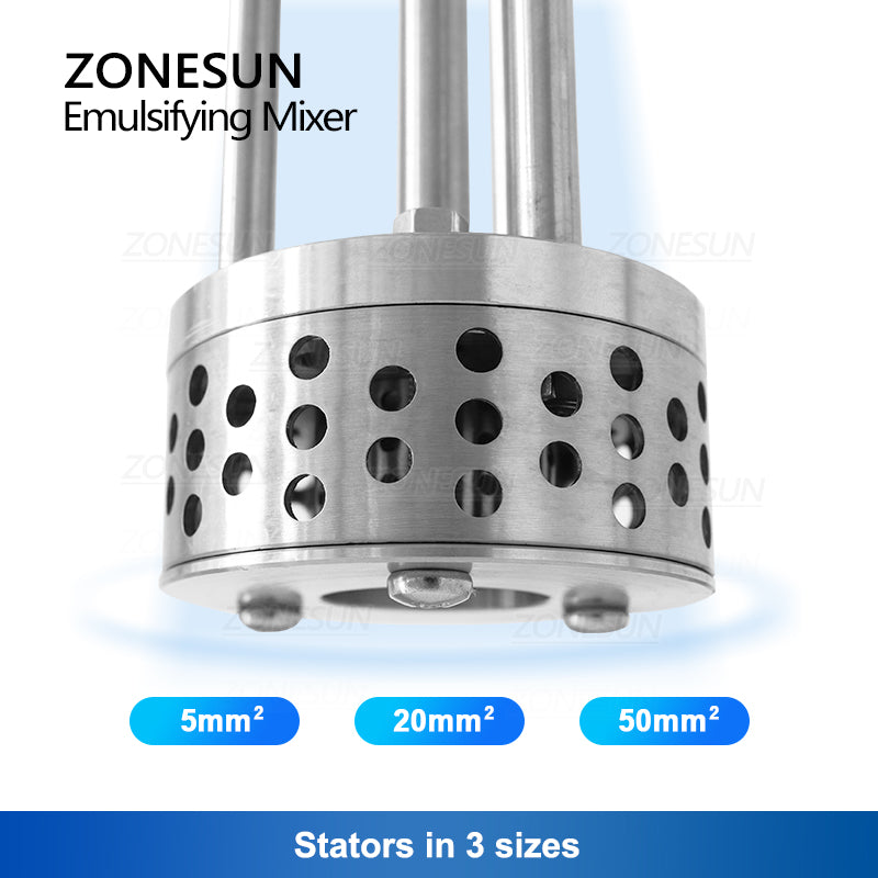 ZONESUN ZS‑J300 High‑Shear Emulsifying Mixer for Cosmetics & Industry