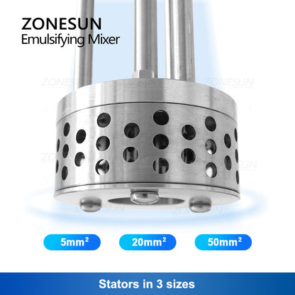 ZONESUN ZS‑J300 High‑Shear Emulsifying Mixer for Cosmetics & Industry