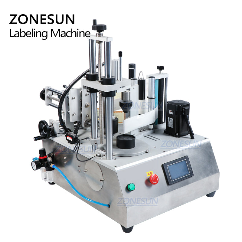 ZONESUN ZS-TB300W Semi-Automatic Labeling Machine for Irregular Bottle