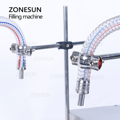 ZONESUN ZS-GP632 Dual-Nozzle Oil Filling Machine with Weighing