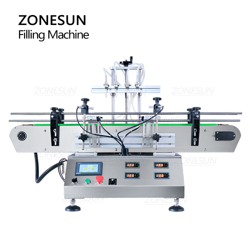 ZONESUN ZS-DTMP4C Desktop 4 Nozzles Magentic Pump Liquid Filler