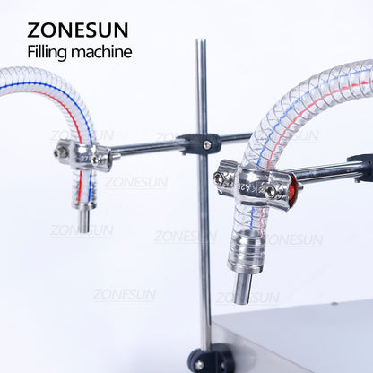 ZONESUN ZS-DP622W Semi-Automatic Liquid Weighing Filling Machine