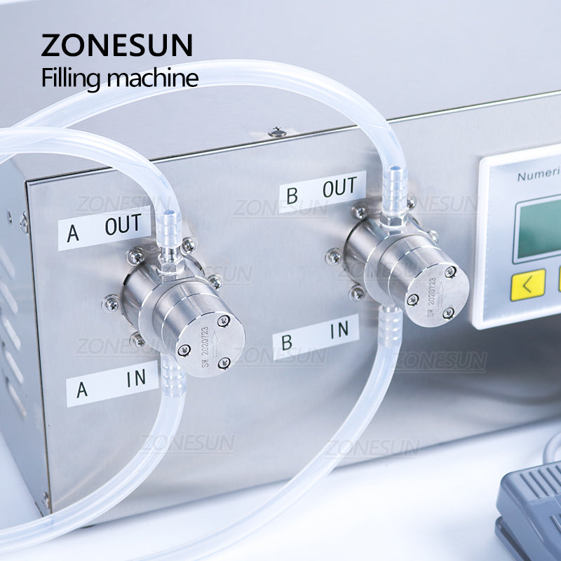 ZONESUN ZS-MP252W Magnetic Pump Liquid Filling Machine with Weighing