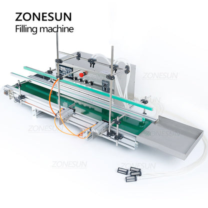 ZONESUN ZS-DTDP5-4 Riempitrice di liquidi con pompa a membrana a grande flusso per carico pesante 