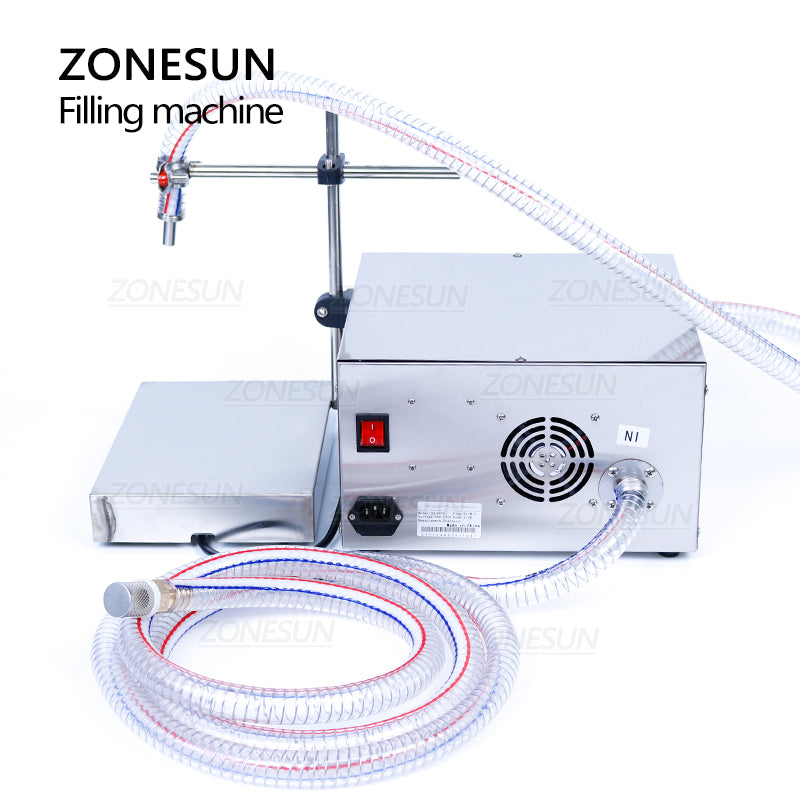 ZONESUN ZS-GP631 Semi-Automatic Oil Filling Machine with Weighing