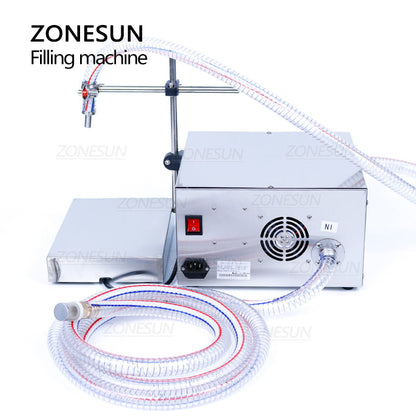ZONESUN ZS-GP631 Semi-Automatic Oil Filling Machine with Weighing