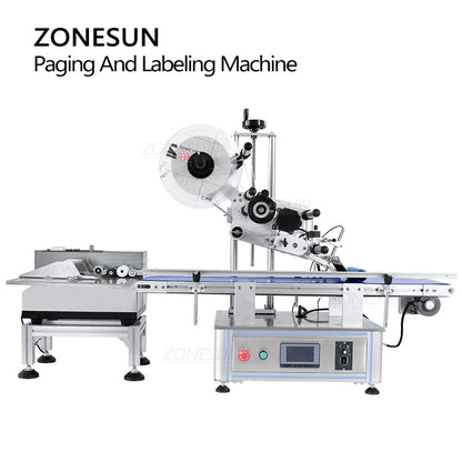 ZONESUN ZS-TB180PBF Automatic Flat Paper Paging & Labeling Machine
