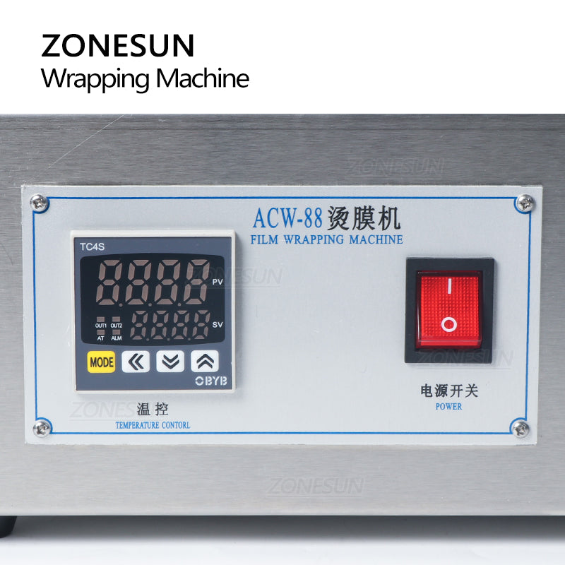 ZONESUN ZS-ACW88 Manual Cellophane Wrapping Machine for Boxes