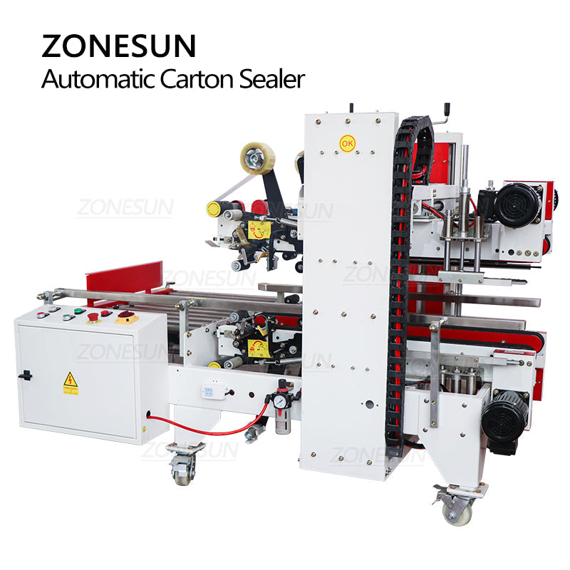ZONESUN ZS-FK8001 Automatic Carton Edge Sealing Machine for Four-Side