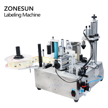 ZONESUN ZS-TB300W Semi-Automatic Labeling Machine for Irregular Bottle