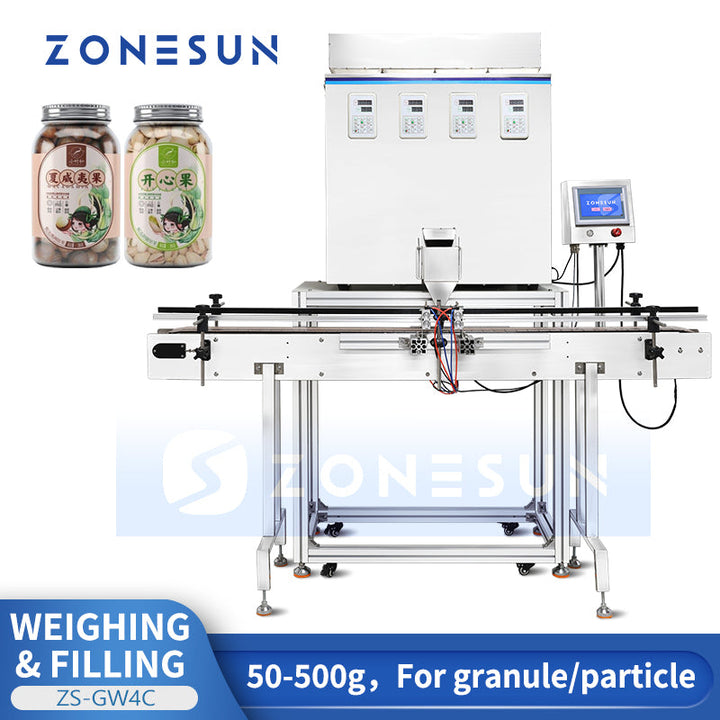 ZONESUN ZS-GW4C Automatic Granule Weighing & Filling Machine