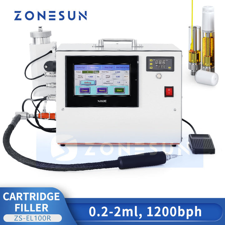 ZONESUN ZS-EL100R Handheld Liquid Precision Filling Machine for Vials & Small Bottles