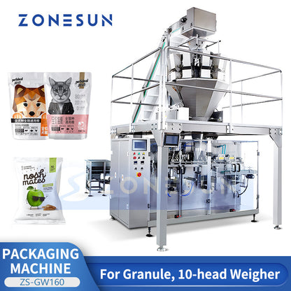ZONESUN ZS-GW160 Auto Vertical Form Granule Filling Sealing Machine
