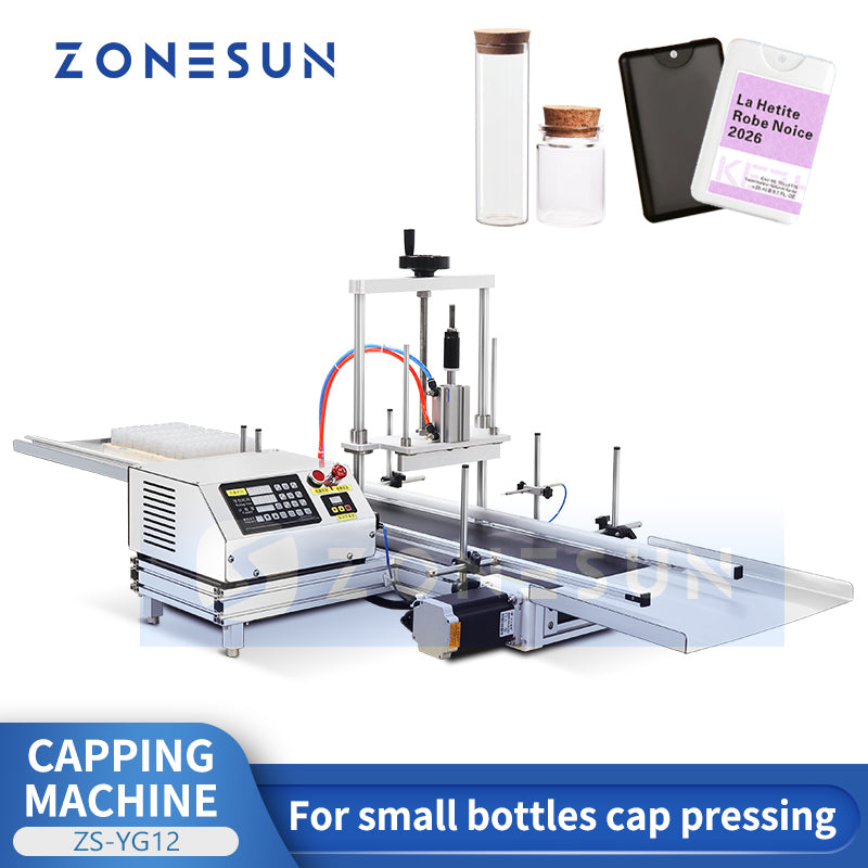 ZONESUN ZS-YG12 Automatic Pocket Perfume Cap Pressing Machine