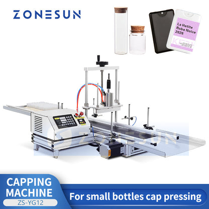 ZONESUN ZS-YG12 Automatic Pocket Perfume Cap Pressing Machine
