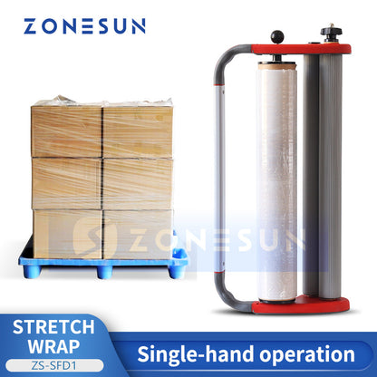 ZONESUN ZS-SFD1 Handheld Stretch Film Wrapping Dispenser