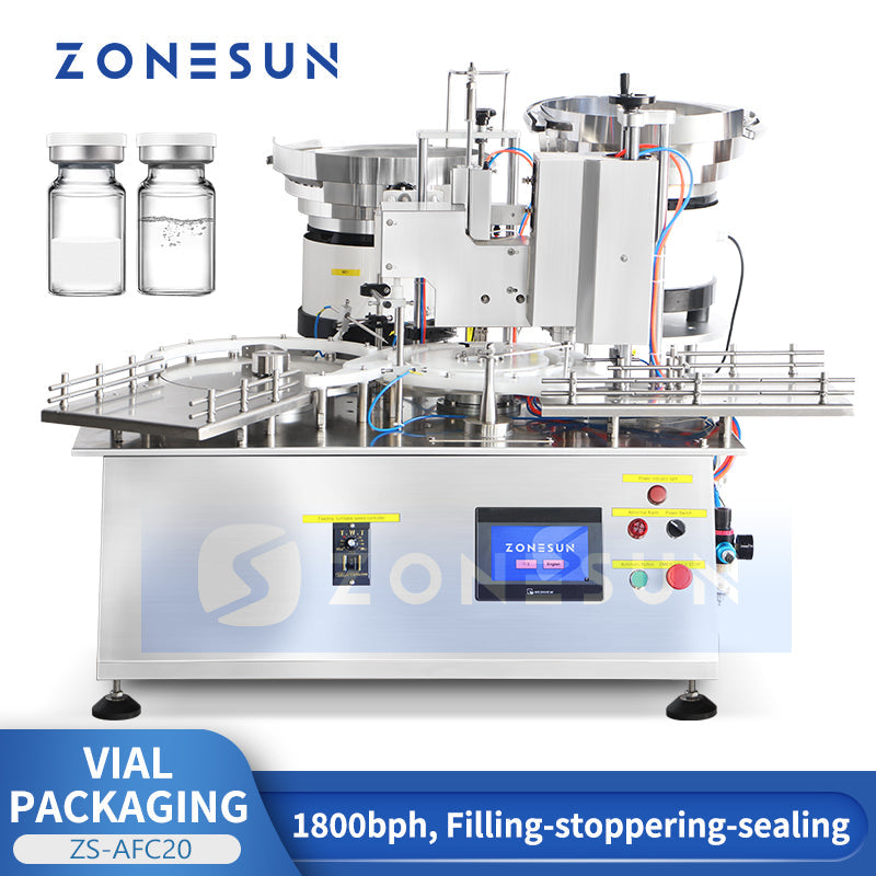 ZONESUN ZS-AFC20 Automatic Vial Liquid Filling and Capping Machine