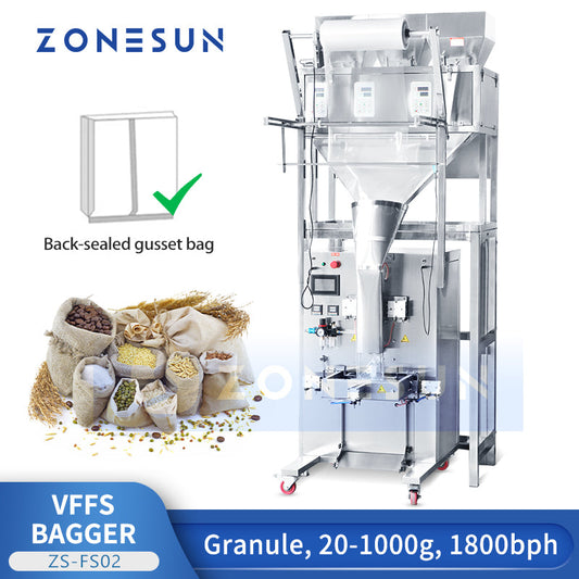 ZONESUN ZS-FS02 Automatic Granule Pouch Filling and Sealing Machine