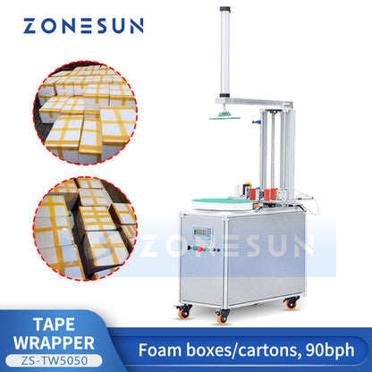 ZONESUN ZS-TW5050 Auto Tape Wrapping Machine for Box Reinforcement