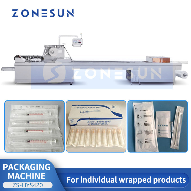 ZONESUN ZS-HYS420 Automatic Hygienic Products Wrapping Machine