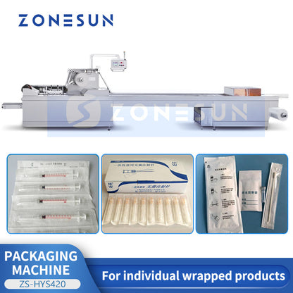 ZONESUN ZS-HYS420 Automatic Hygienic Products Wrapping Machine