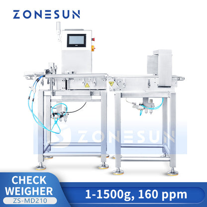 ZONESUN ZS-MD210 Industrial Check Weigher for Packaging Lines
