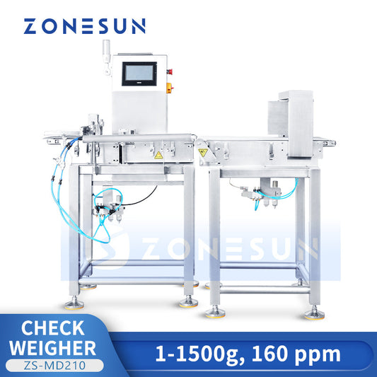 ZONESUN ZS-MD210 Industrial Check Weigher for Packaging Lines