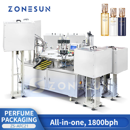 ZONESUN ZS-AFC21 Automatic Perfume Bottle Filling and Capping Machine