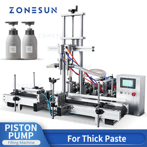 ZONESUN ZS-DTYT2 Automatische pneumatische Kolbenfüllmaschine mit 2 Düsen
