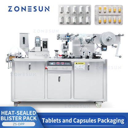 ZONESUN ZS-DPPA Automatic Liquid Paste Blister Sealing Machine
