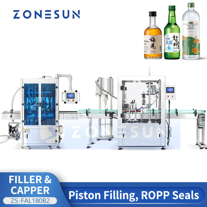 ZONESUN ZS-YTT4-4PXD Hochgeschwindigkeits-Automatik-Flüssigkeitsabfüllmaschine