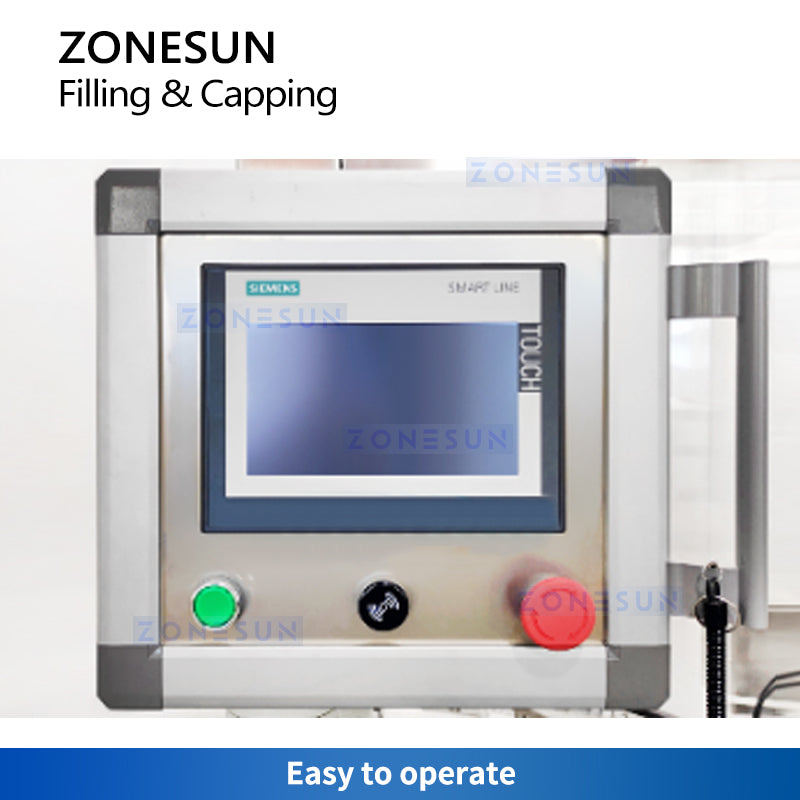 ZONESUN ZS-AFC24 Tappatrice automatica per riempimento coclea di polvere per fiale 