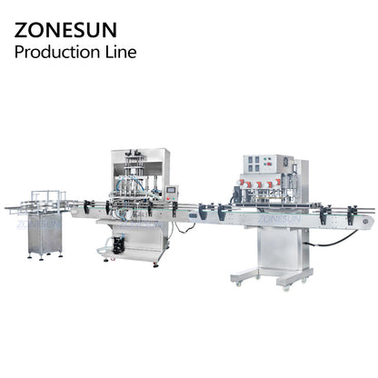 ZONESUN ZS-FAL180P5 Small Bottle Liquid Filling & Capping Machine