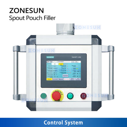 ZONESUN ZS-AFC12 Automatic Spout Pouch Filling and Capping Machine