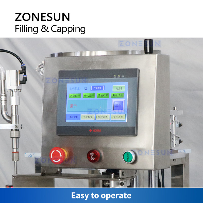 ZONESUN ZS-AFC12D Automatic Spout Pouch Liquid Filling Capping Machine