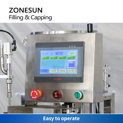 ZONESUN ZS-AFC12D Automatic Spout Pouch Liquid Filling Capping Machine