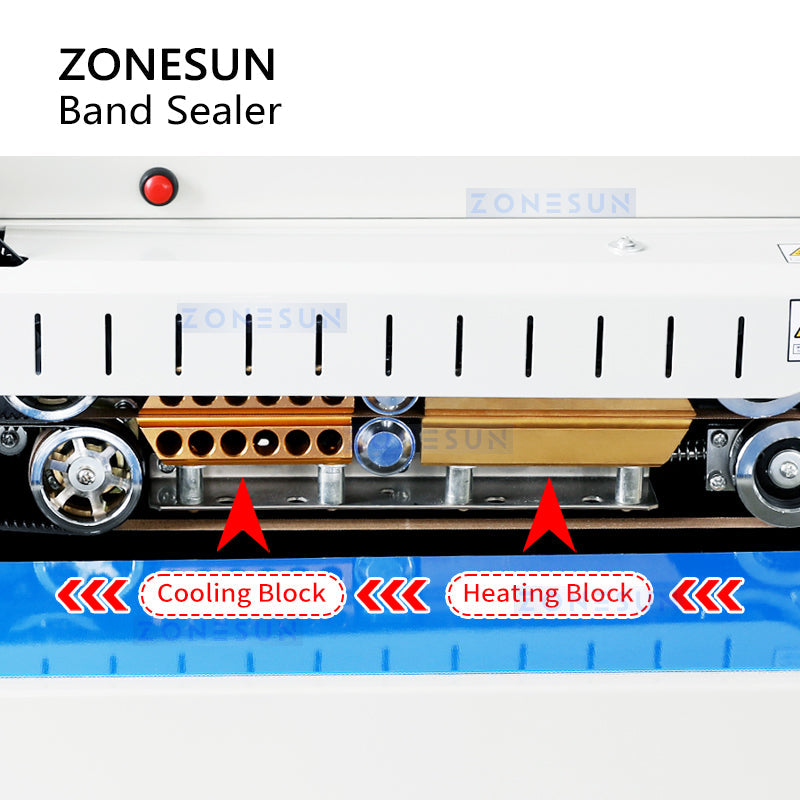 ZONESUN ZS-FR1800P Automatic Bag Sealer with Built-in Inkjet Printer