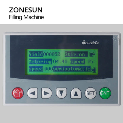 ZONESUN ZS-FM100L Semi Automatic Auger Powder Filling Machine
