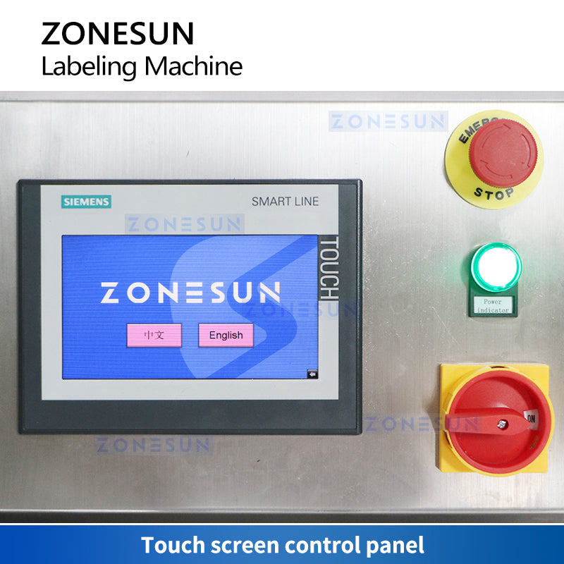 ZONESUN ZS-TB300R Automatic Square Bottle Double Side Labeling Machine