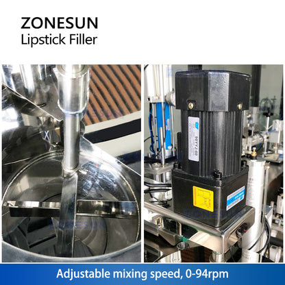 ZONESUN ZS-GTK20 Manual Lipstick Liquid and Cream Filling Machine