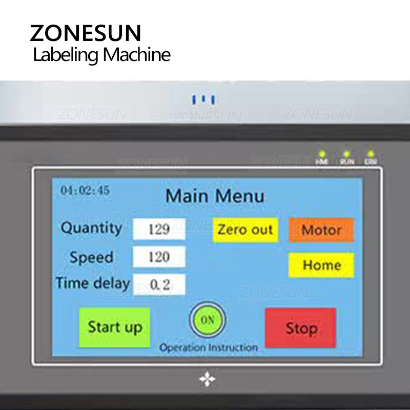 ZONESUN ZS‑TBXP1 Flat Surface Sucker Feeding & Labeling Machine