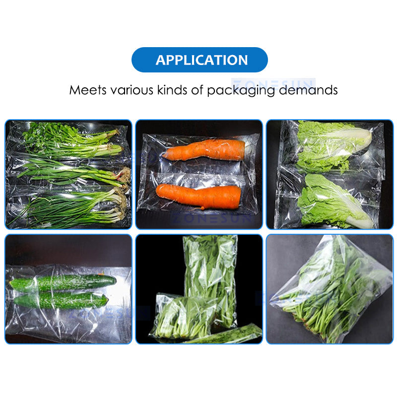 ZONESUN ZS-HY680 Auto Horizontal Flow Vegetables Packaging Machine