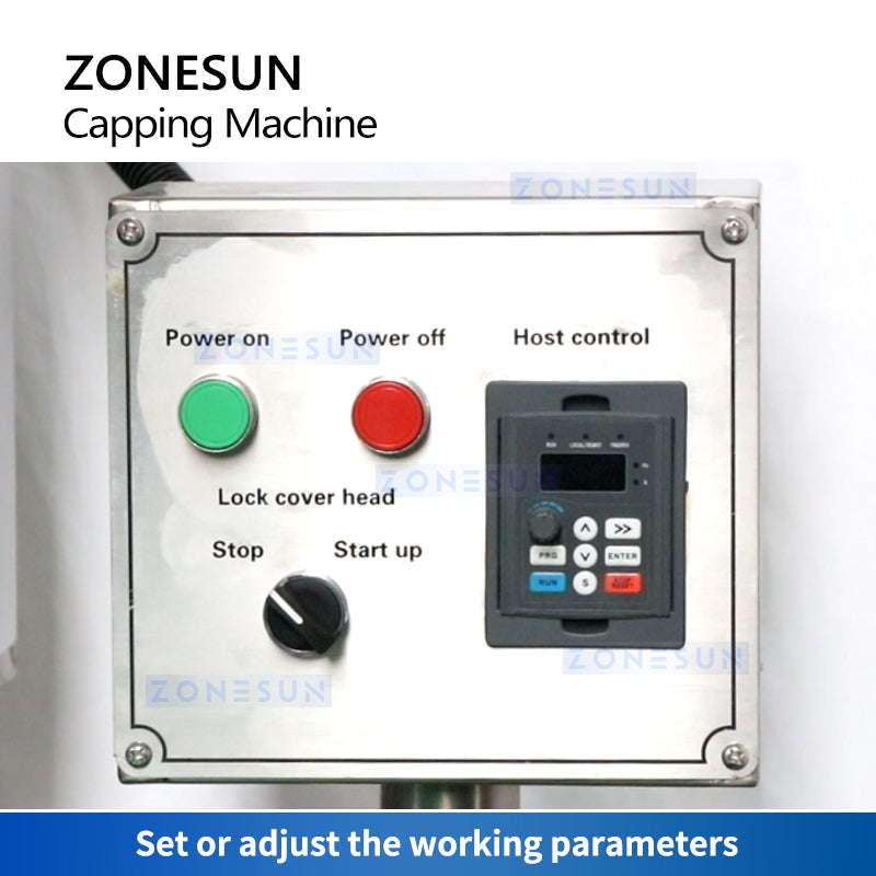 ZONESUN ZS-XG440L Automatic Ring Pull and Crown Cap Capping Machine