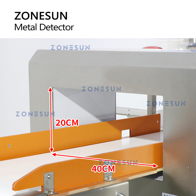 ZONESUN ZS-MD1 Conveyor Belt Metal Detector with Auto Reject