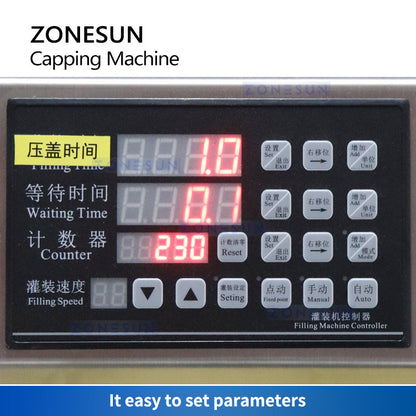 ZONESUN ZS-YG12 Automatic Pocket Perfume Cap Pressing Machine