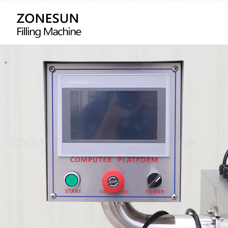 ZONESUN ZS-KL01 2-Nozzle Granule Powder Filler with Dual Hoppers