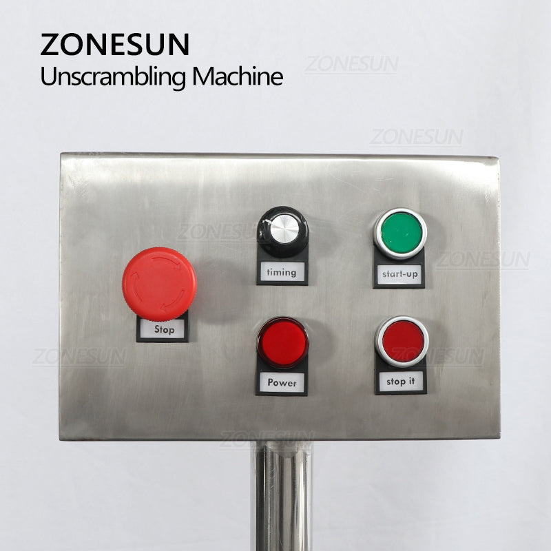 ZONESUN ZS-LP750 Auto Rotary Bottle Unscrambler for Production Lines