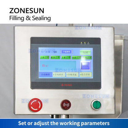 ZONESUN ZS-AFS02 Automatic Plastic Cup Filling and Sealing Machine