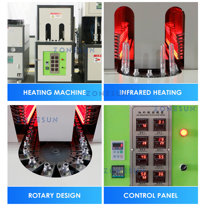 ZONESUN ZS-SBMM1 Blow Molding Machine for Cosmetic Containers