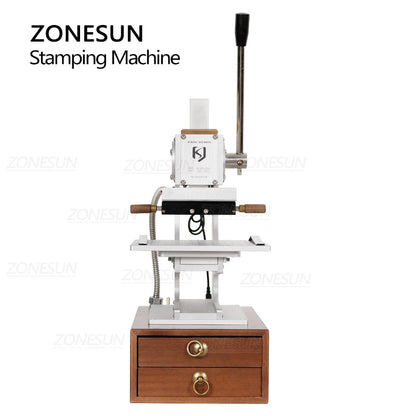 ZONESUN WT-90XTS Hot Foil Stamping Machine with Infrared Locator